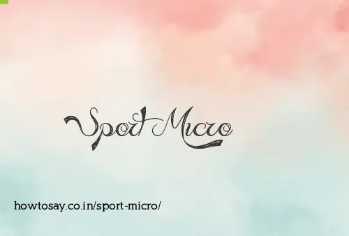 Sport Micro
