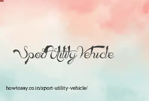 Sport Utility Vehicle