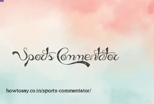 Sports Commentator