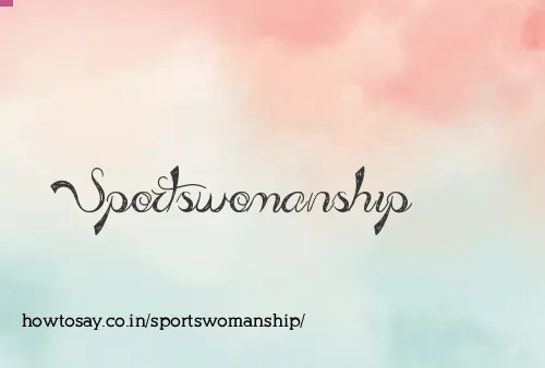 Sportswomanship