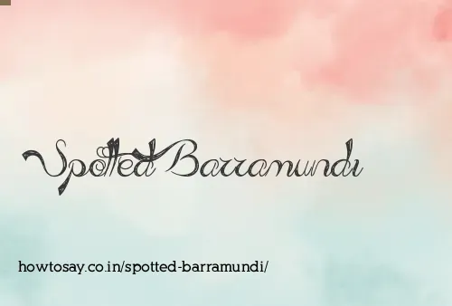 Spotted Barramundi