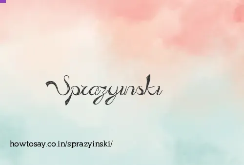 Sprazyinski