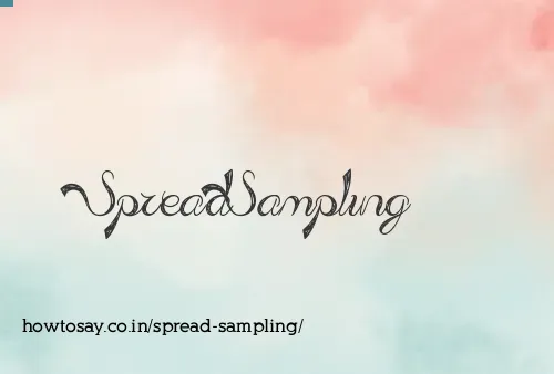 Spread Sampling