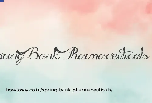 Spring Bank Pharmaceuticals