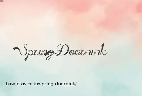 Spring Doornink
