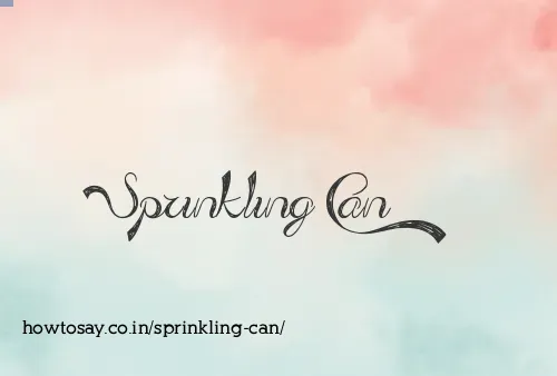 Sprinkling Can