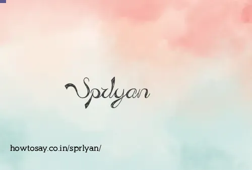 Sprlyan