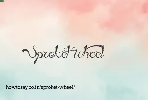 Sproket Wheel