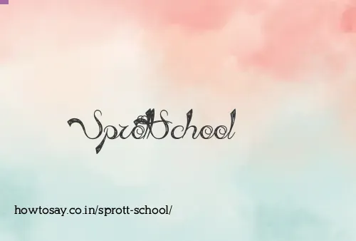 Sprott School