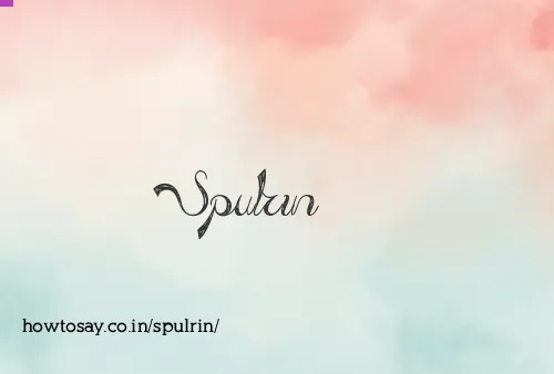 Spulrin