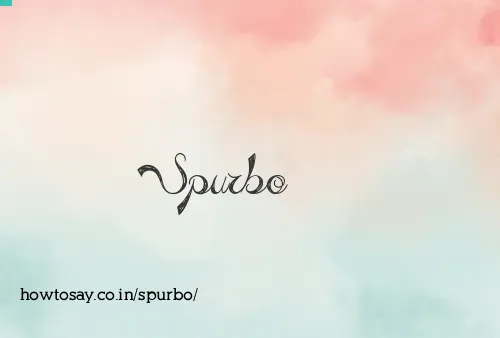 Spurbo