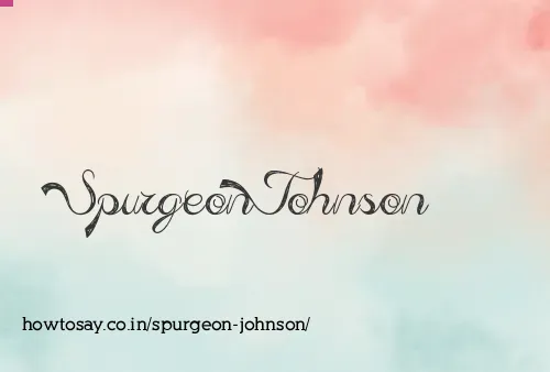 Spurgeon Johnson