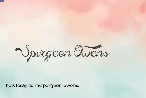 Spurgeon Owens