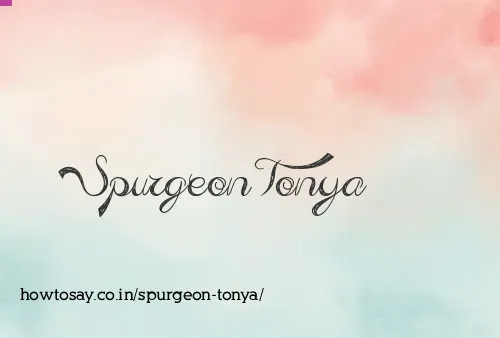 Spurgeon Tonya