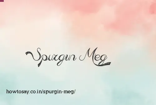 Spurgin Meg