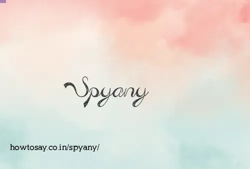 Spyany