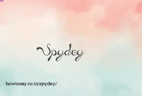 Spydey