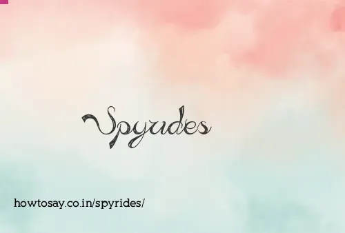 Spyrides
