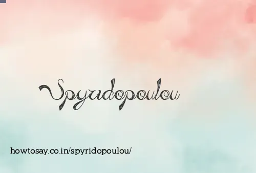 Spyridopoulou