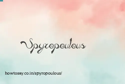 Spyropoulous
