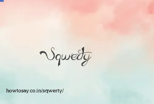 Sqwerty