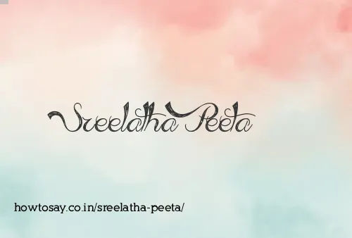 Sreelatha Peeta