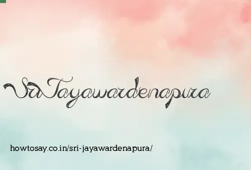 Sri Jayawardenapura
