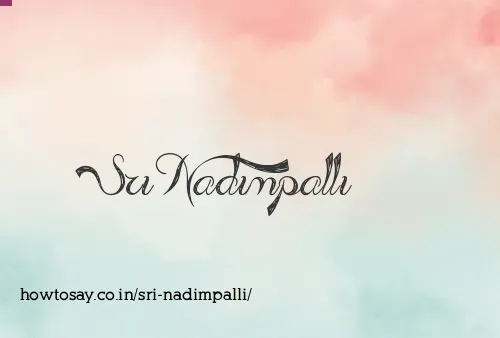 Sri Nadimpalli