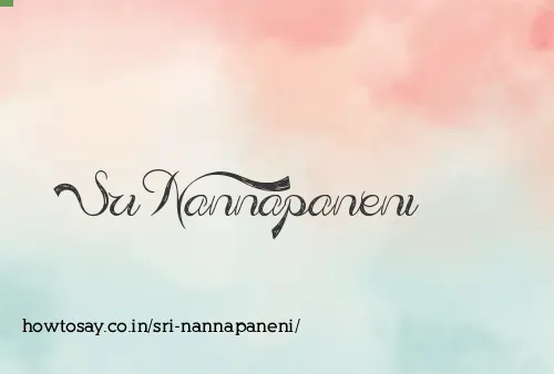 Sri Nannapaneni