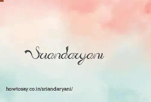 Sriandaryani