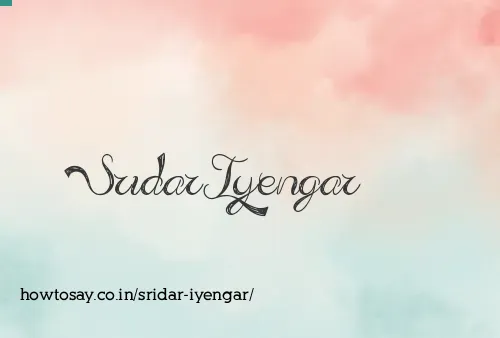 Sridar Iyengar