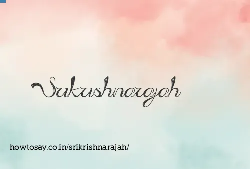 Srikrishnarajah