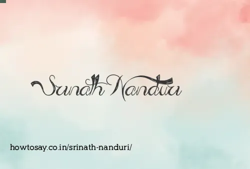 Srinath Nanduri
