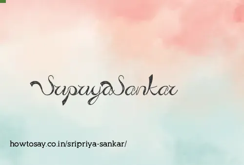 Sripriya Sankar
