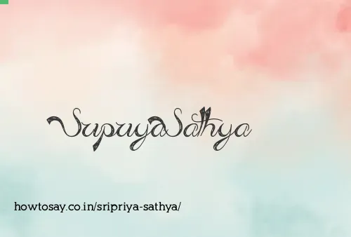 Sripriya Sathya