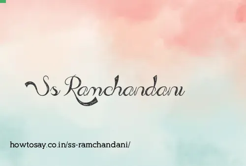 Ss Ramchandani