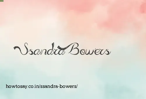 Ssandra Bowers