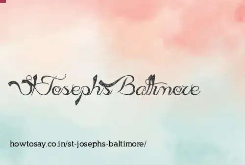 St Josephs Baltimore