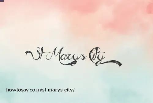 St Marys City