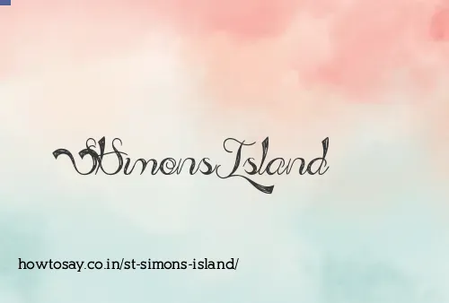 St Simons Island