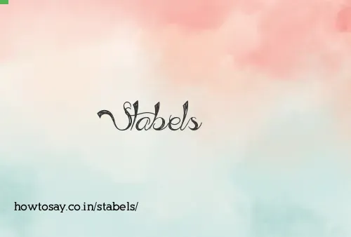 Stabels