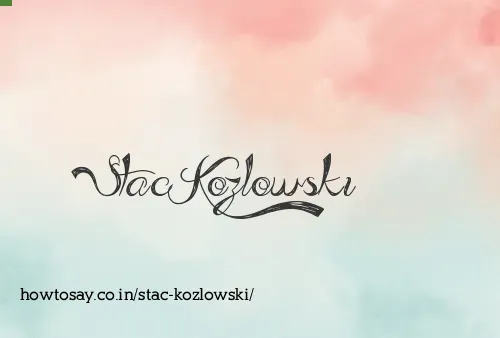 Stac Kozlowski