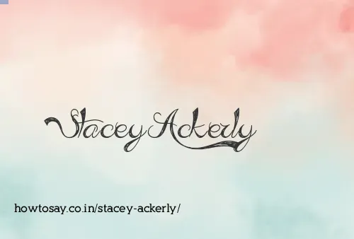 Stacey Ackerly