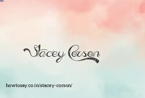 Stacey Corson