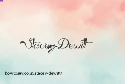 Stacey Dewitt