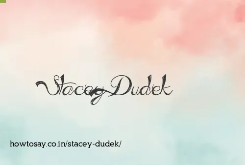 Stacey Dudek