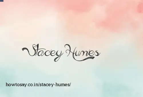 Stacey Humes