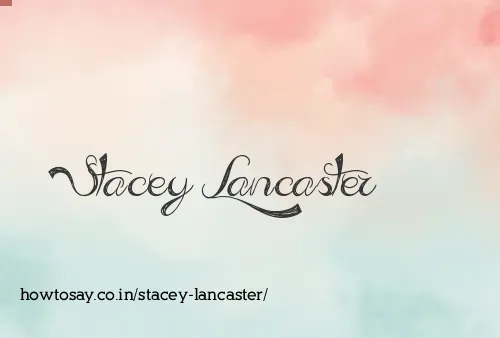 Stacey Lancaster