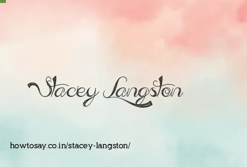Stacey Langston