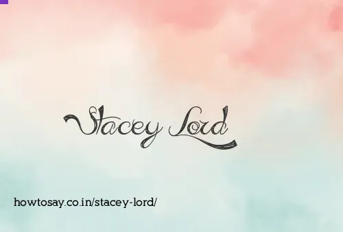 Stacey Lord